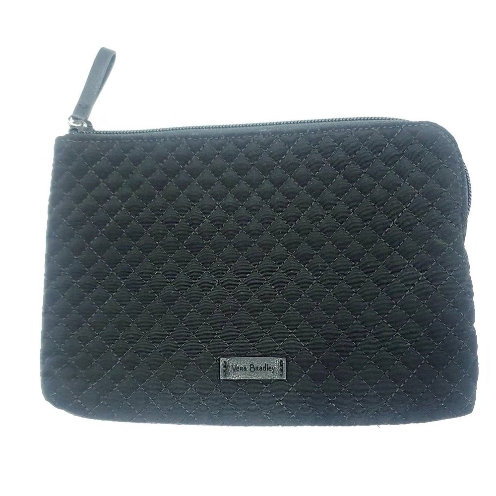 Vera Bradley Iconic Black Pouch Wristlet